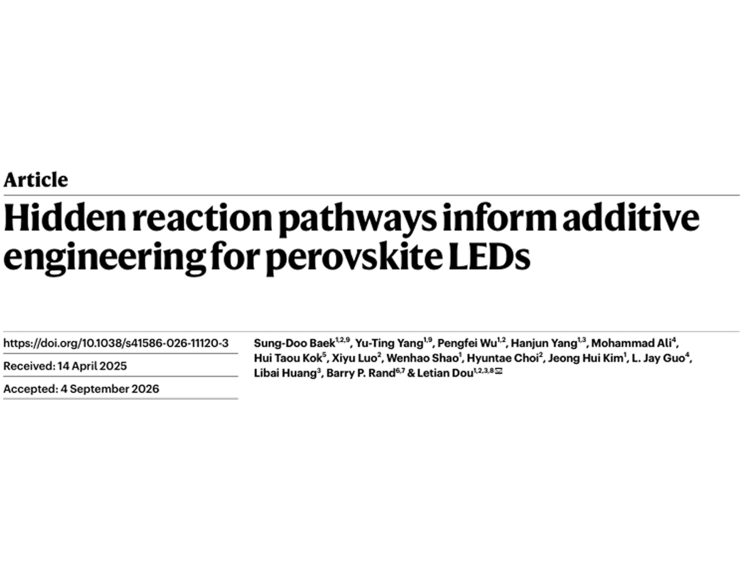 Nature PeLEDs cover
